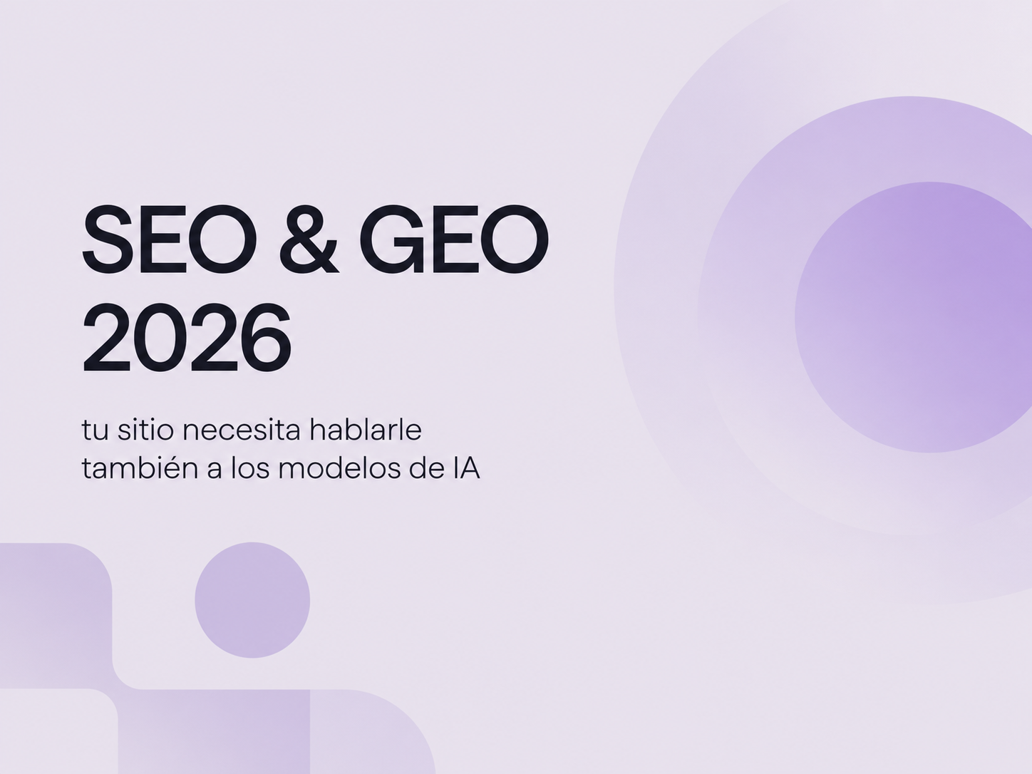 SEO & GEO 2026